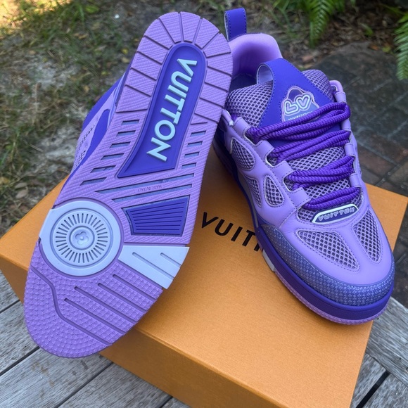 Louis Vuitton Lavender and Violet Sneakers - Picture 8 of 8